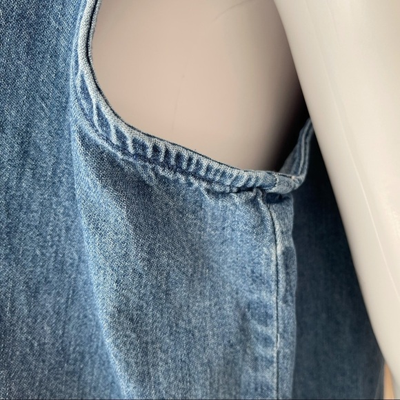 Marsh Landing Blues Women’s Denim Sleeveless Top size Large - Picture 6 of 11